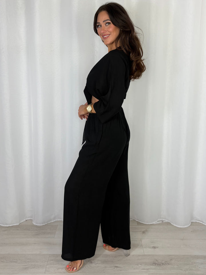 Tie Up Top & Trouser Co-ord (5 Colours)