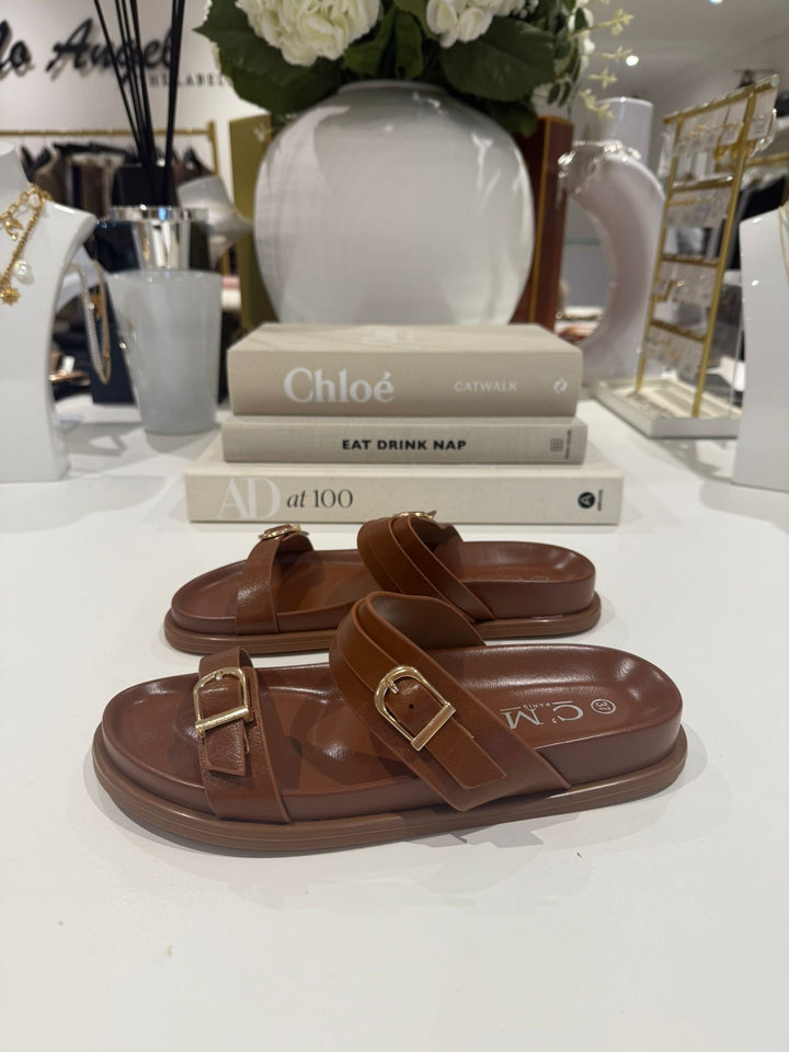 Double Buckle Sandal (3 Colours)
