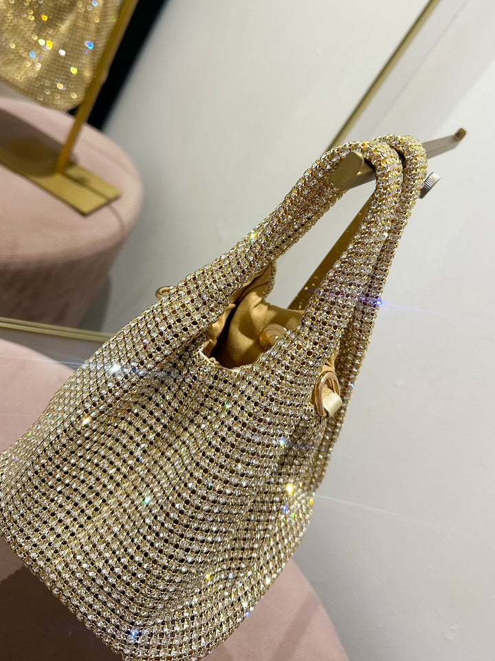 Mini Slouchy Diamante Bag (2 Colours)