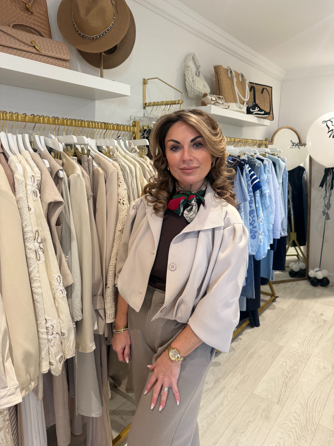 Funnel Neck Button Up Balloon Style Jacket (8 Colours)