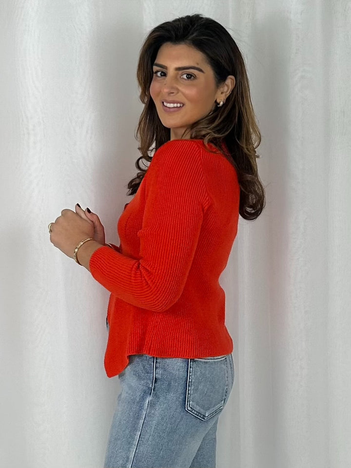 V-Neck Long Sleeve Button Up Cardigan (5 Colours)