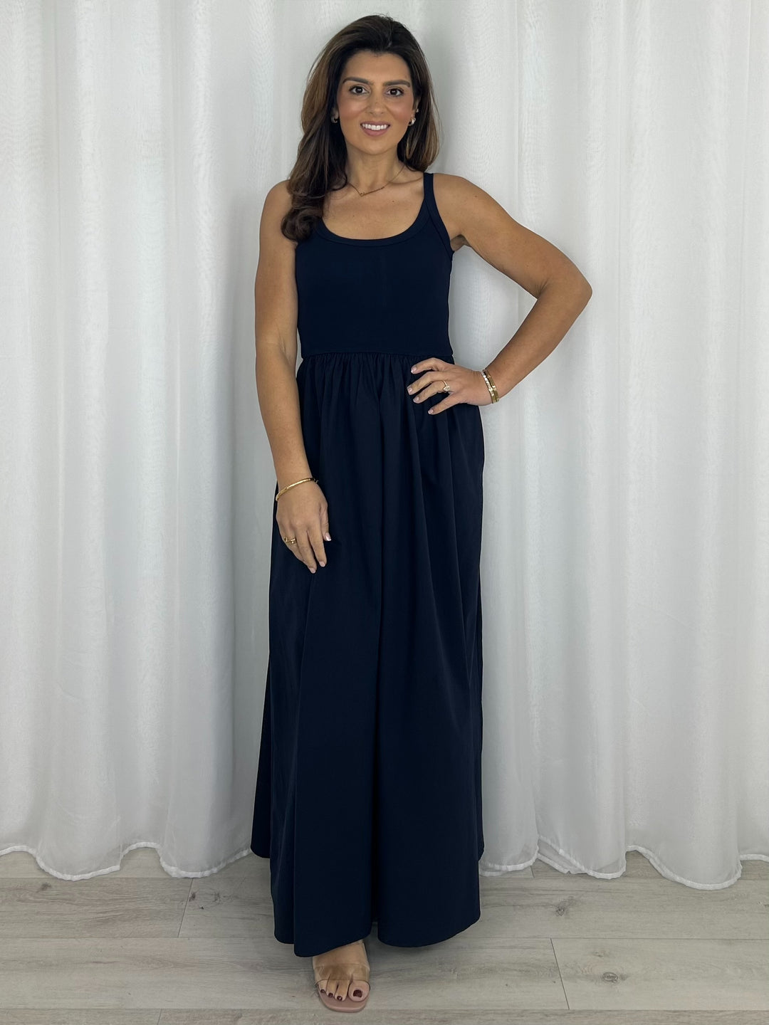 Ribbed Vest Top Maxi Dress (3 Colours)