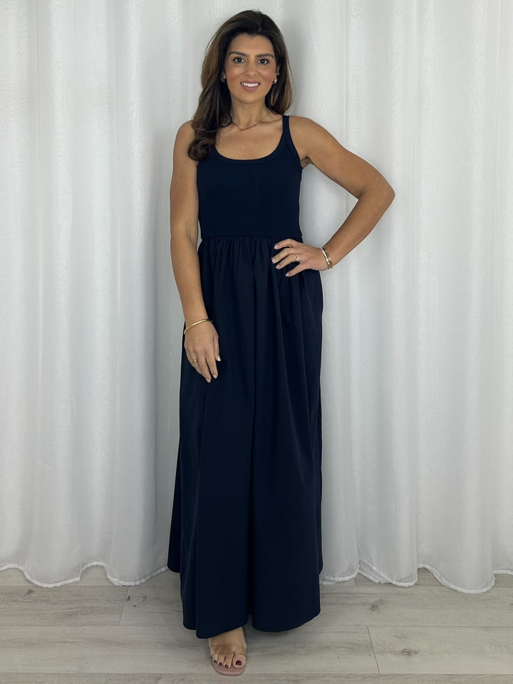 Ribbed Vest Top Maxi Dress (3 Colours)