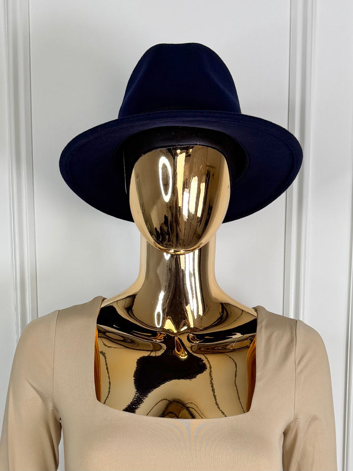 Thin Leather Strap Fedora Hat (7 Colours)