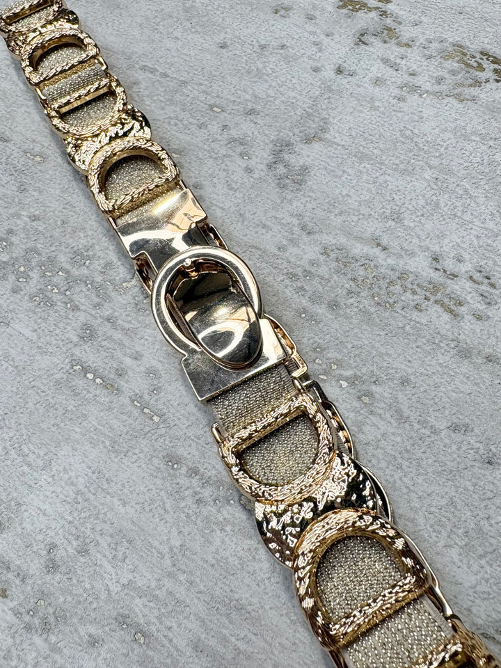 Gold Half Moon Elastic Belt (2 Colours)