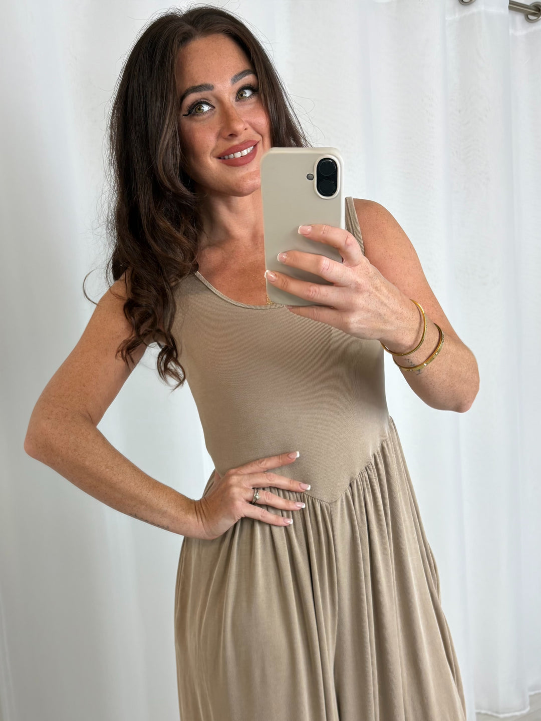 Scoop Neck Harem Jumpsuit (2 Colours)