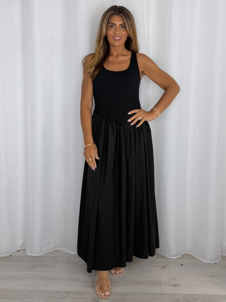 Sleeveless Scoop Neckline Maxi Dress (6 Colours)