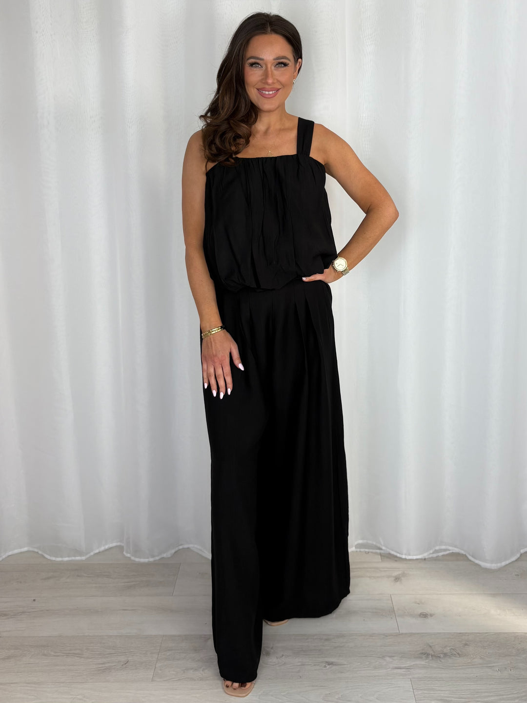 Balloon Style Top And Pleated Trouser Co-Ord (8 Colours)