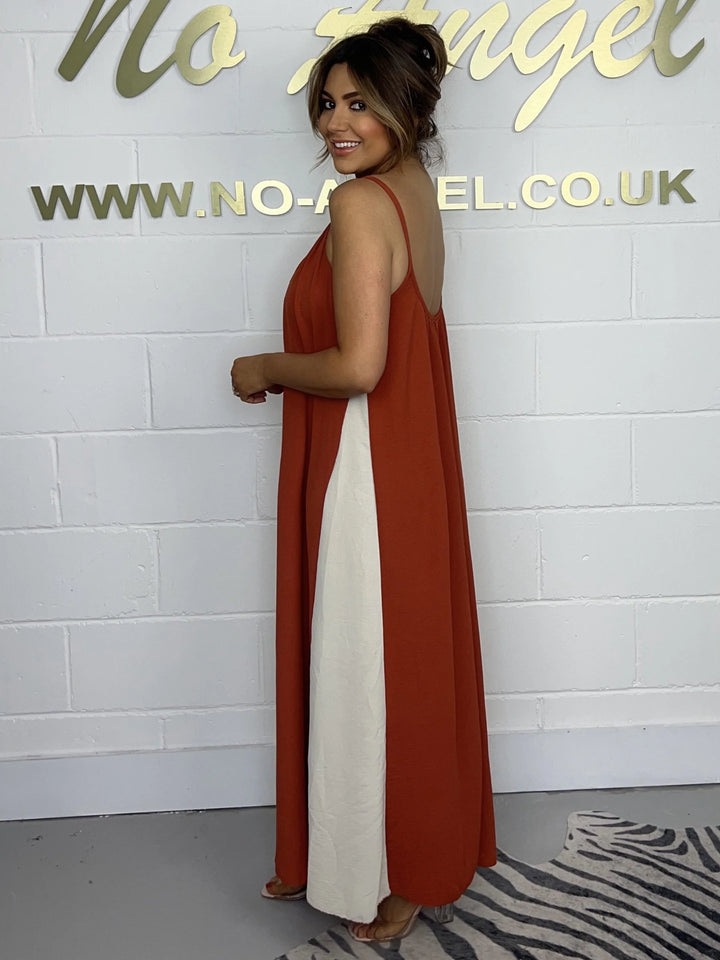 Illusion Spaghetti Strap Maxi Dress (4 Colours)