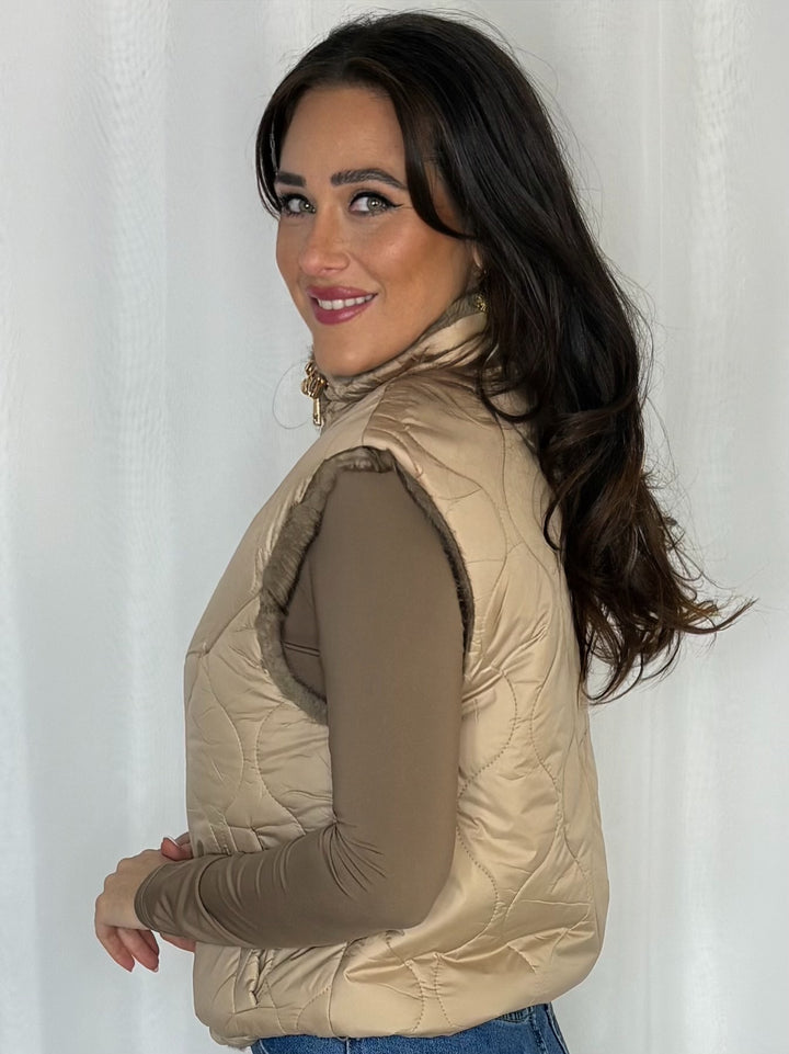 Reversible Quilted Gillet (2 Colours)