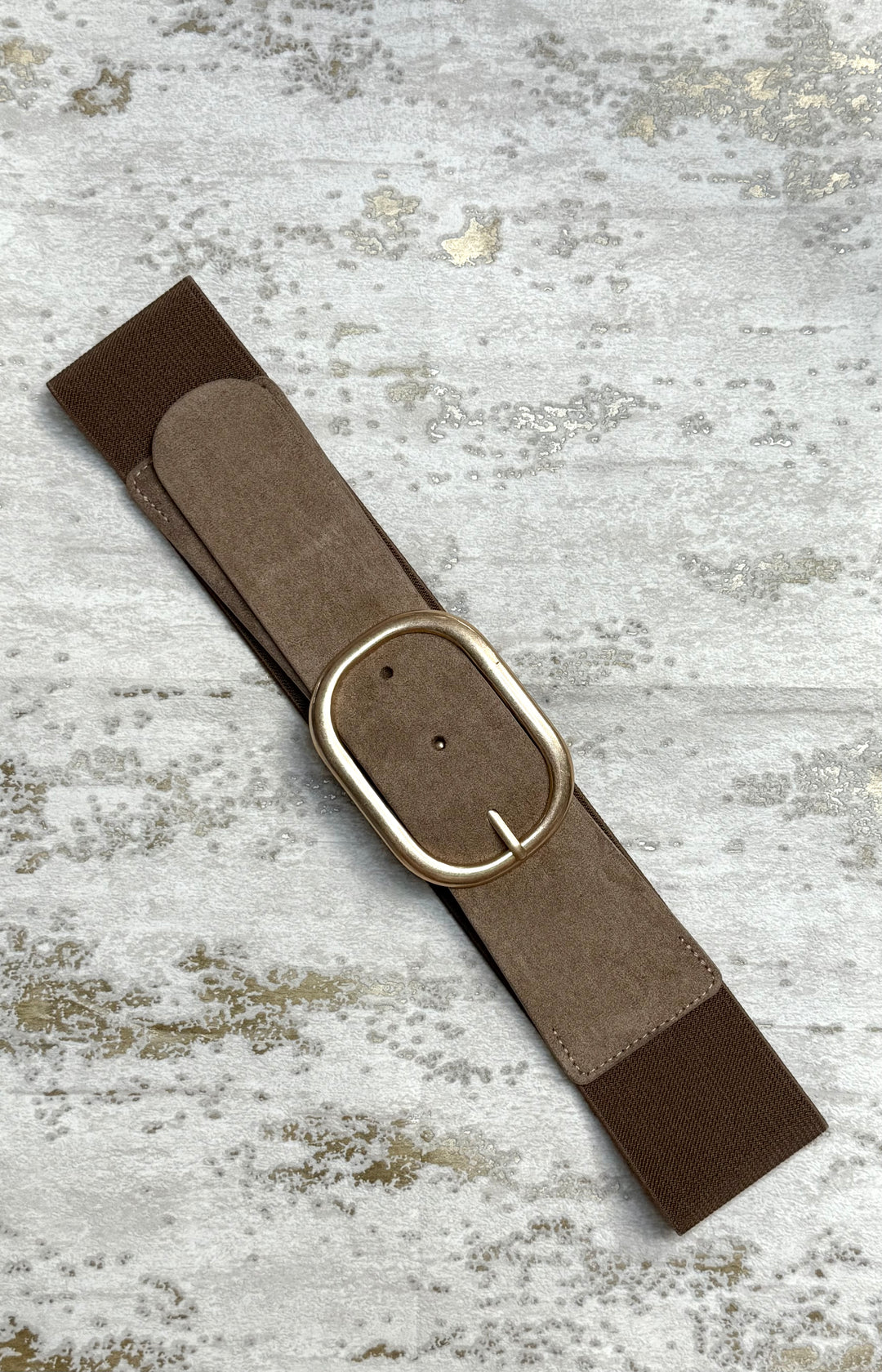 Wide Waist Belt With Oval Buckle (3 Colours)
