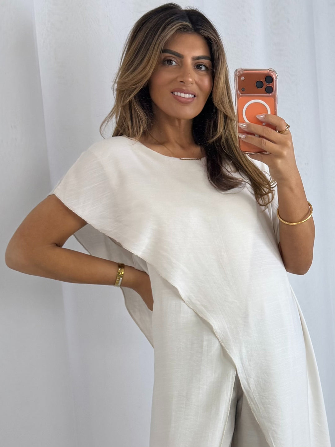 Crossover Draped Trouser Co-Ord (2 Colours)