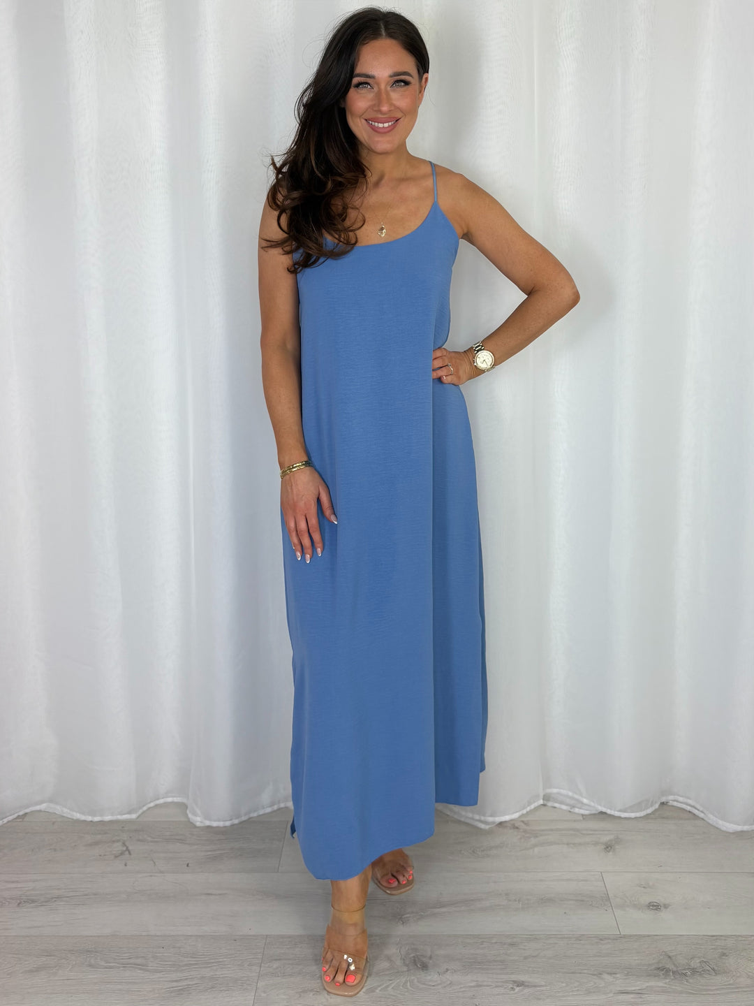 Spaghetti Strap Maxi Dress (13 Colours)