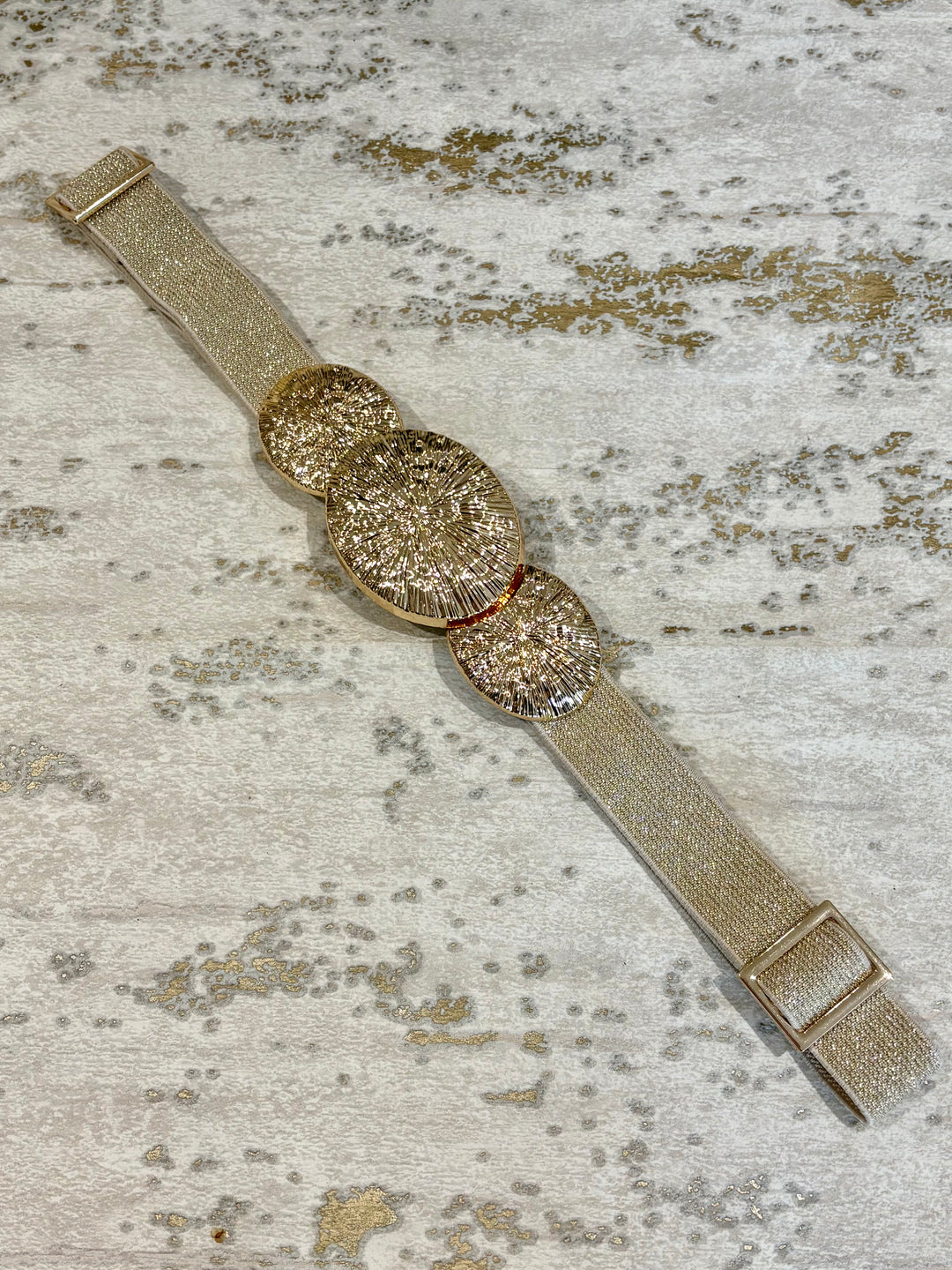 Triple Gold Disk Belt (3 Colours)