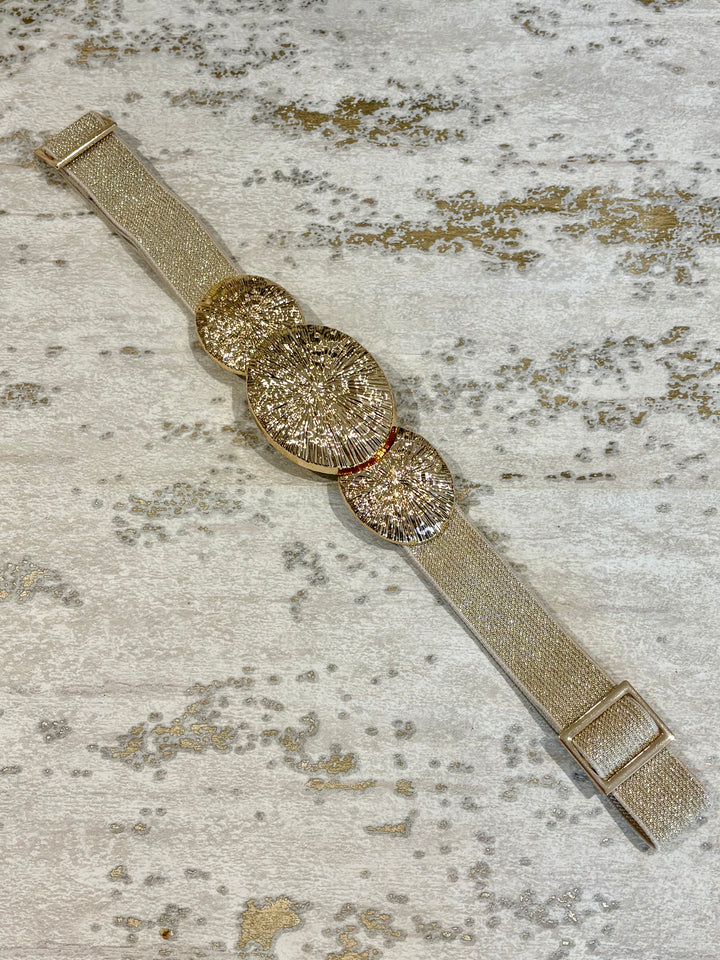 Triple Gold Disk Belt (3 Colours)