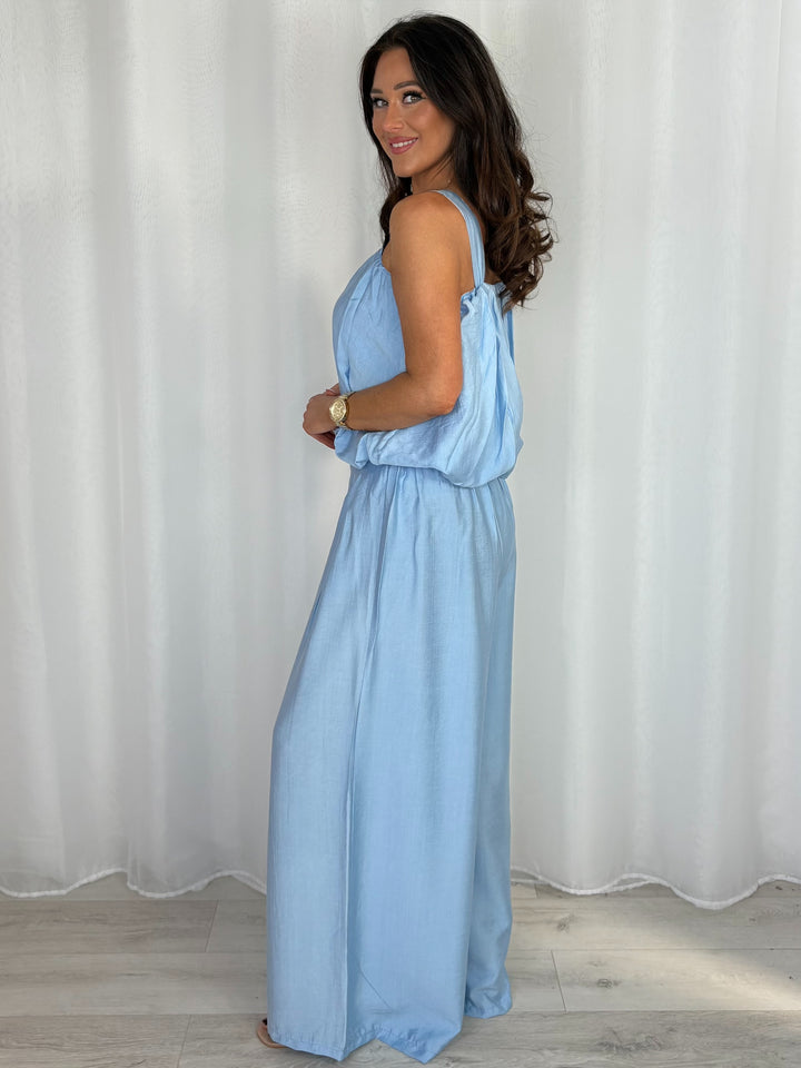Balloon Style Top And Pleated Trouser Co-Ord (8 Colours)