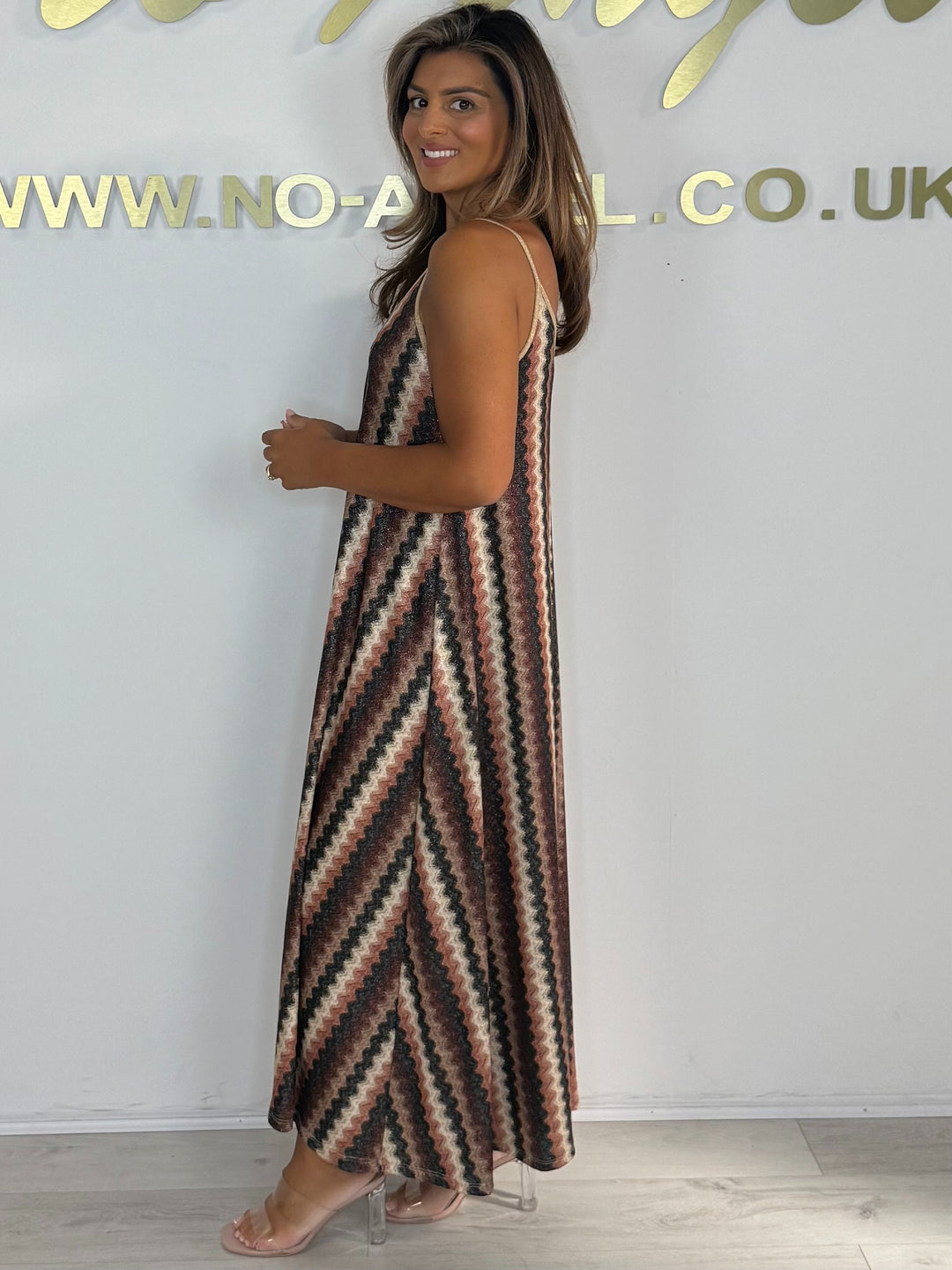 Printed Floaty Pleated Spaghetti Strap Dress (5 Colours)