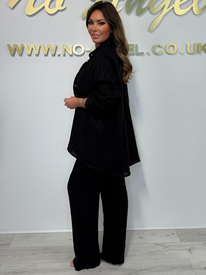 Nicola's Linen Shirt & Trouser Co-ord (5 Colour)