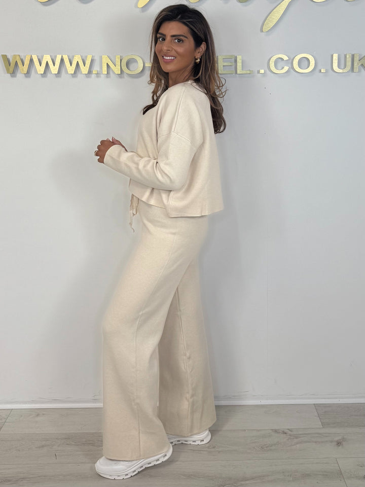 Soft Knit Round Neck Top & Trouser Co-ord (5 Colours)