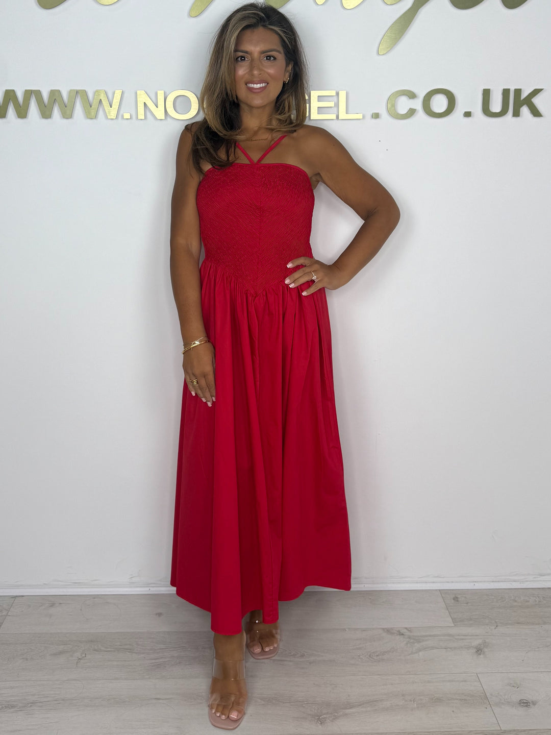Elasticated Top Puff Skirt Maxi Dress (5 Colours)