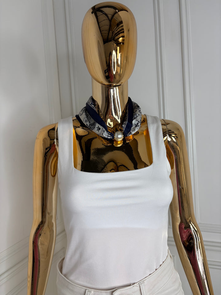 Magnetic Pearl Neck Scarf (22 Colours)