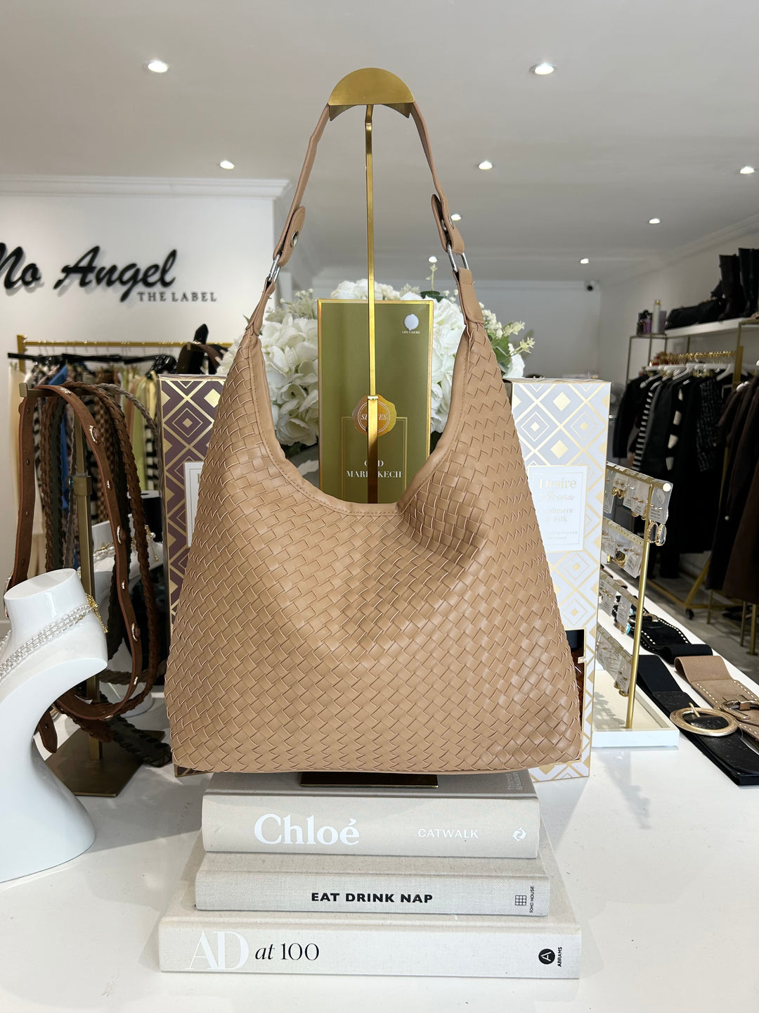 Woven Slouch Shoulder Bag (4 Colours)