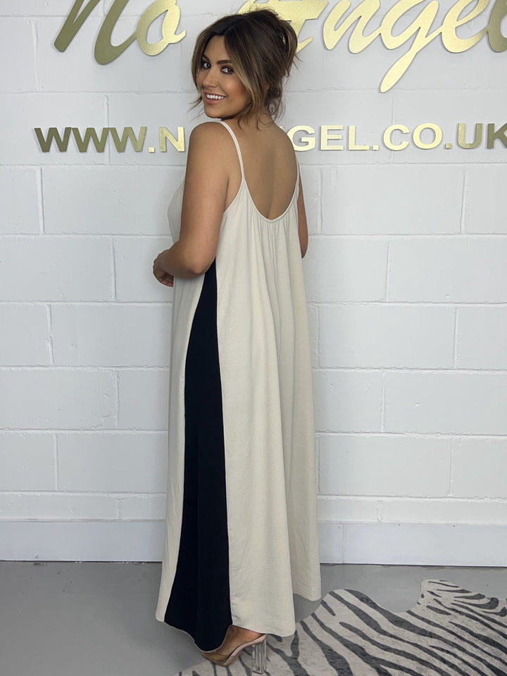 Illusion Spaghetti Strap Maxi Dress (4 Colours)
