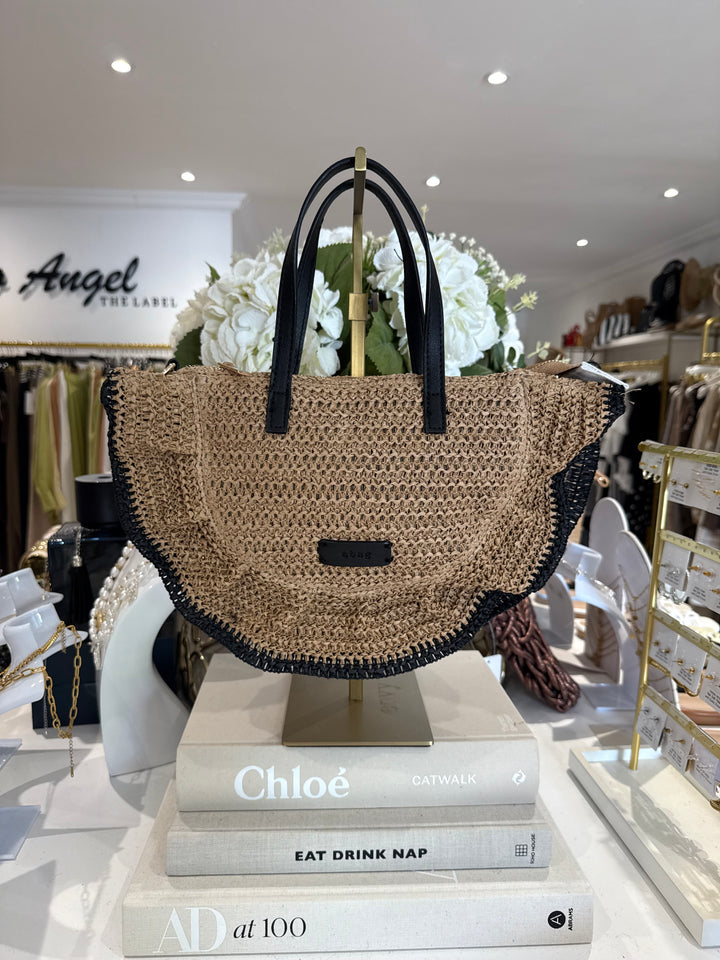 Half Moon Straw Bag (2 Colours)