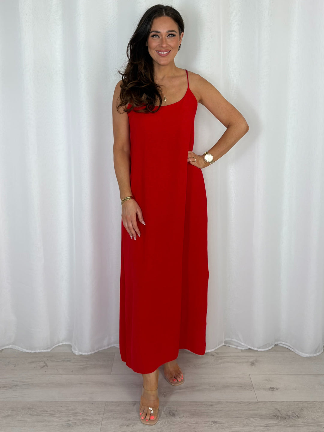 Spaghetti Strap Maxi Dress (13 Colours)