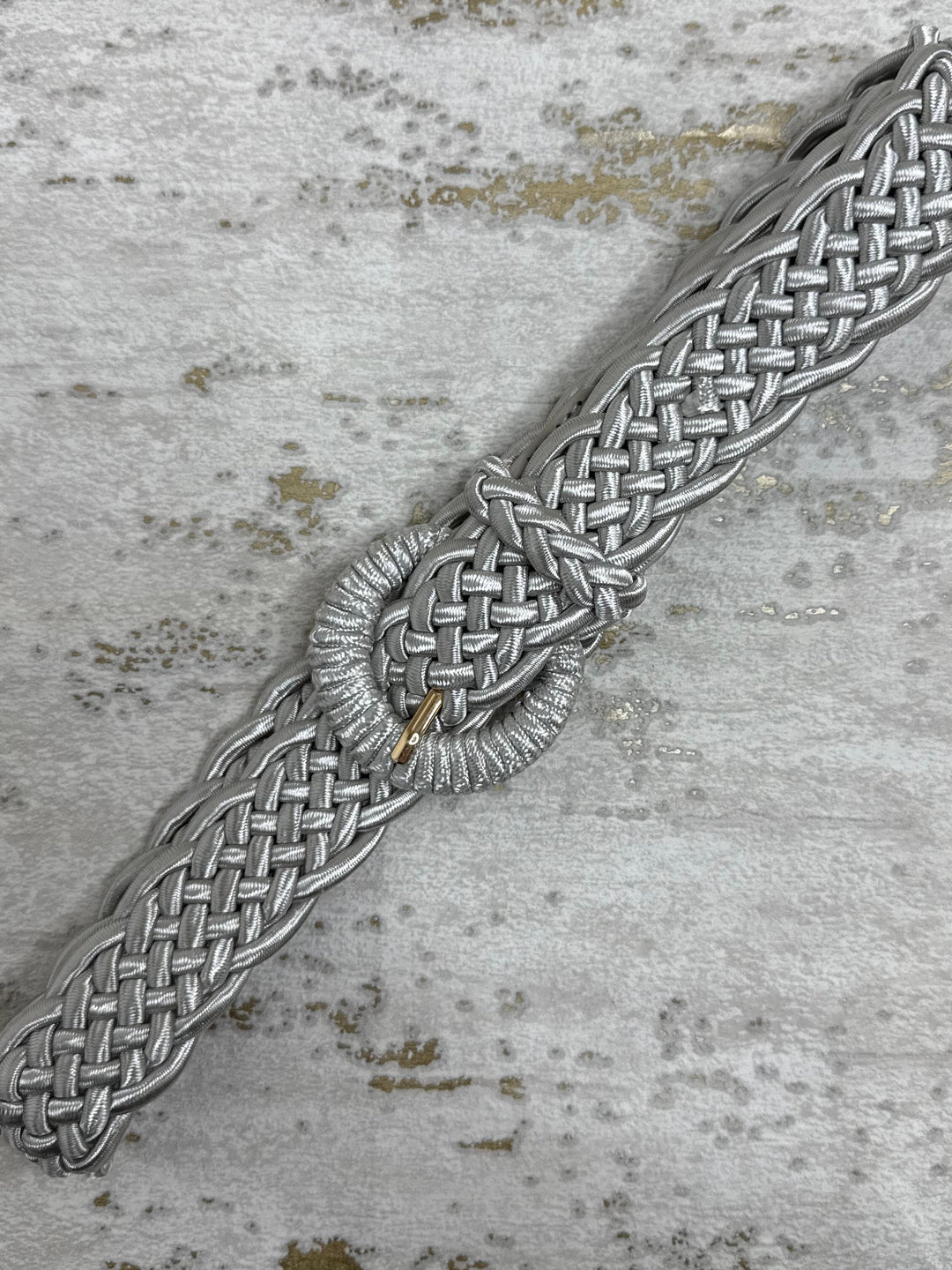 Plaited Round Buckle Belt (2 Colours)