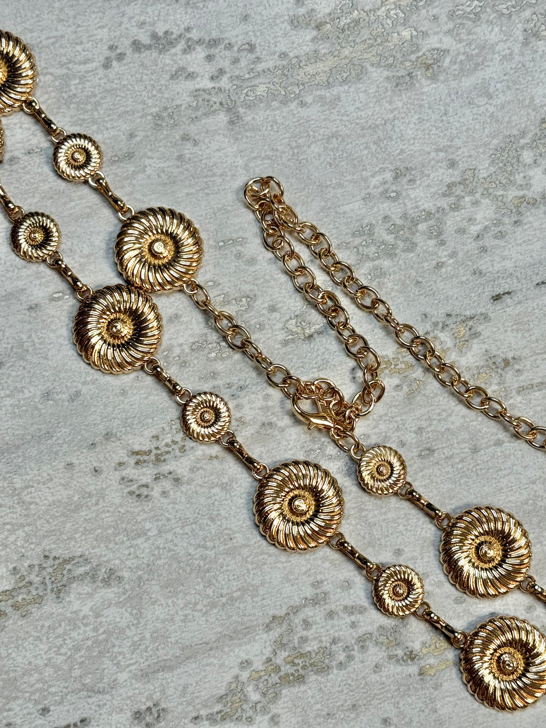 Gold Seashell Belt