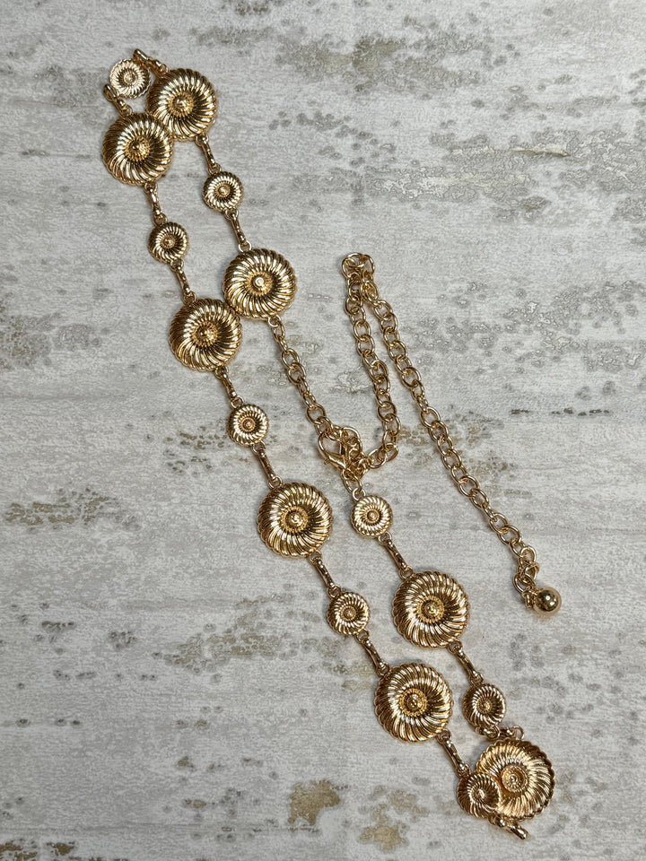 Gold Seashell Belt