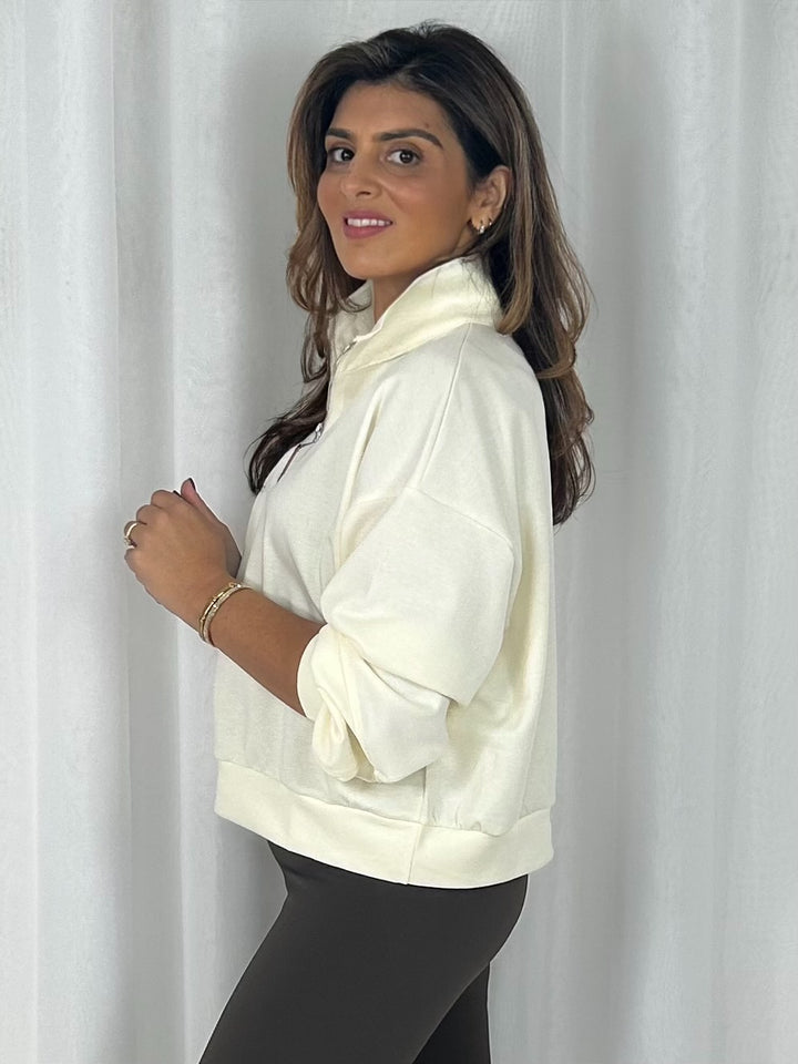 Half Zip Pullover Jumper (3 Colours)