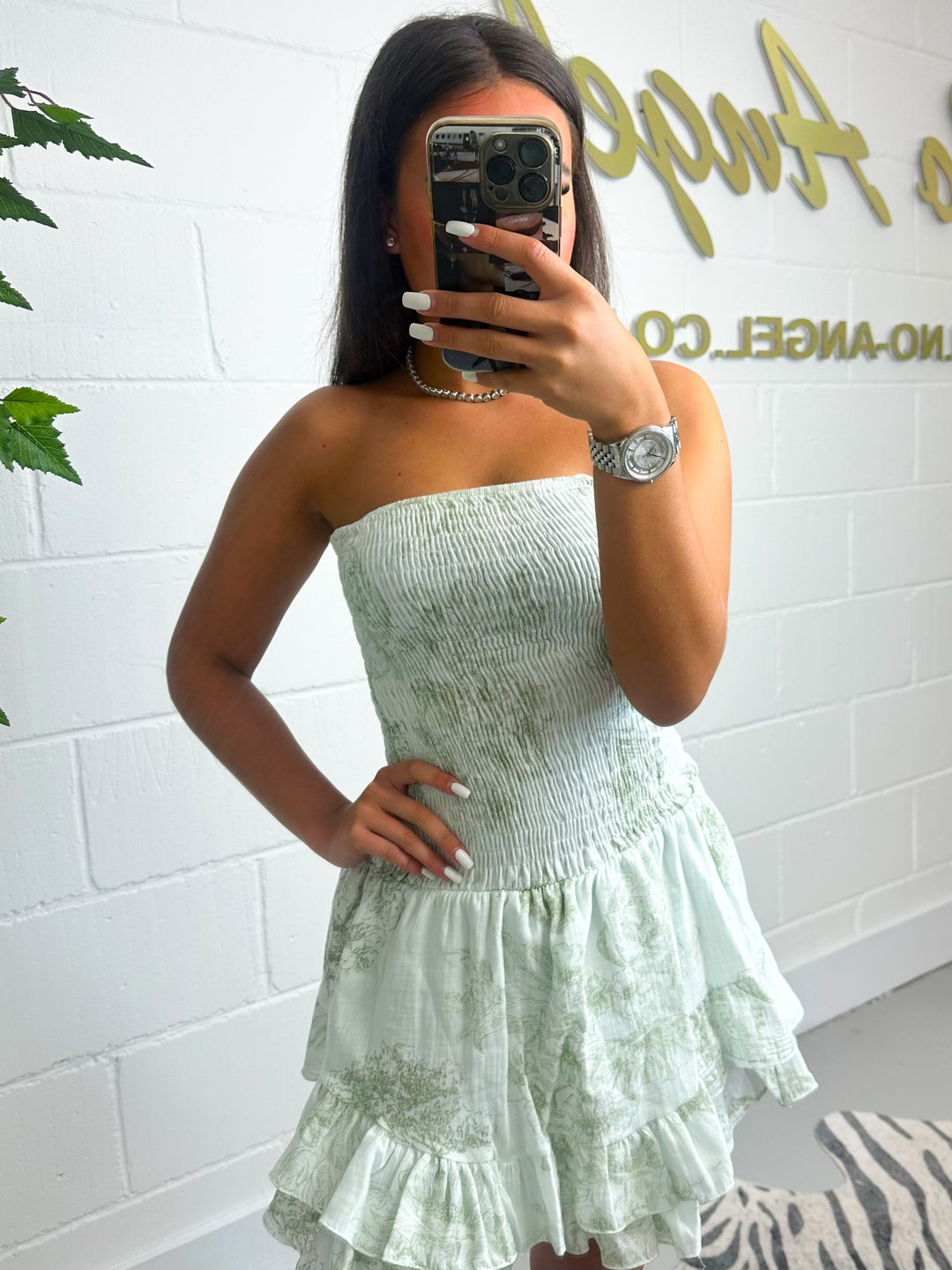 Cheesecloth Printed Ruffle Bottom Playsuit (4 Colours)