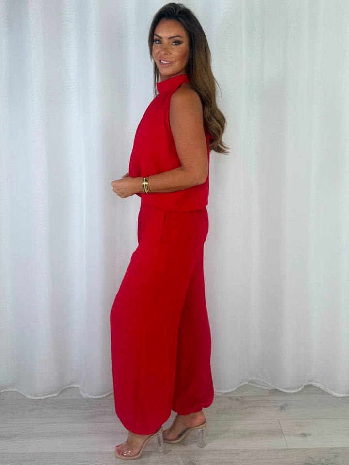 Halter Neck Trouser Co-Ord (4 Colours)