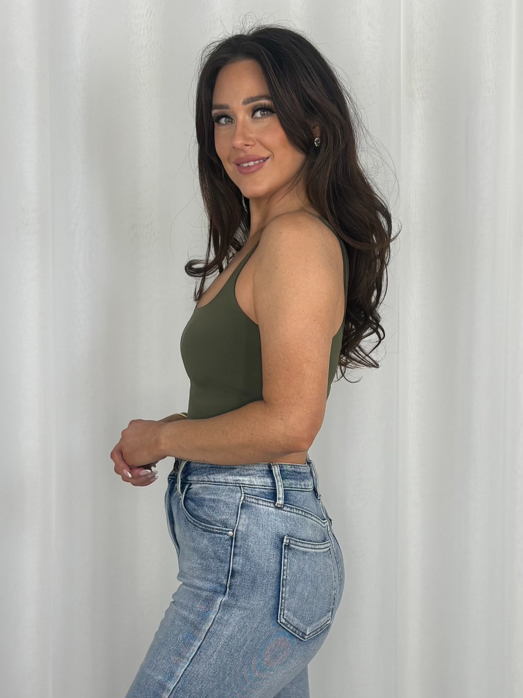 Square Neck Crop Top (5 Colours)