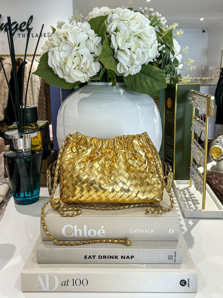 Woven Gold Hardware Bag (6 Colours)