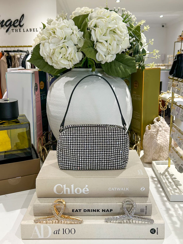 Diamante Box Zip Up Mini Bag (3 Colours)