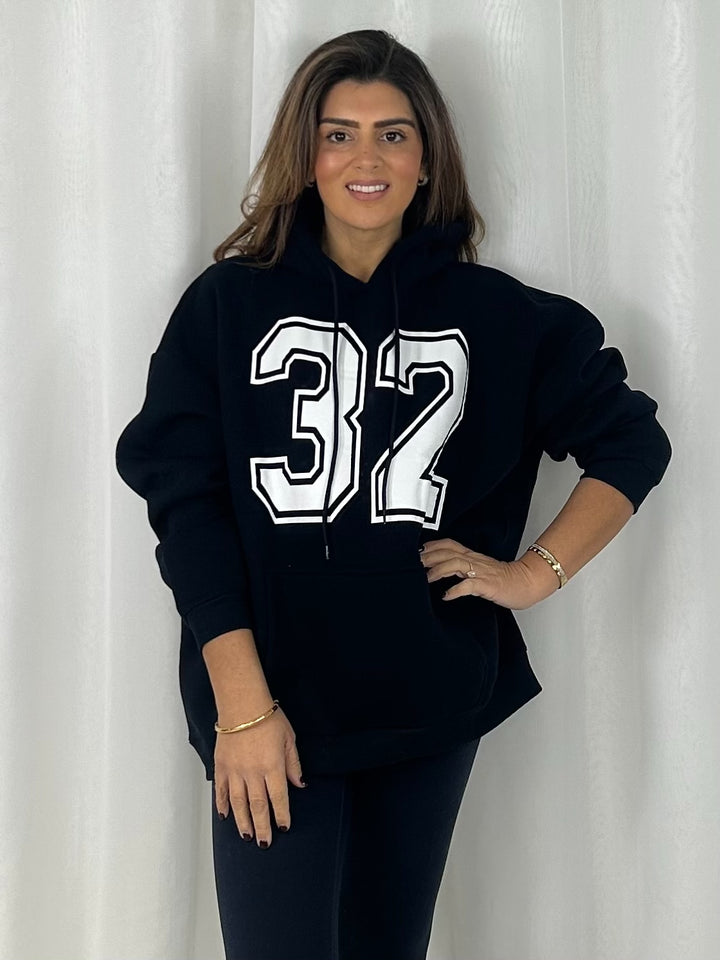 32 Motif Hoodie (2 Colours)