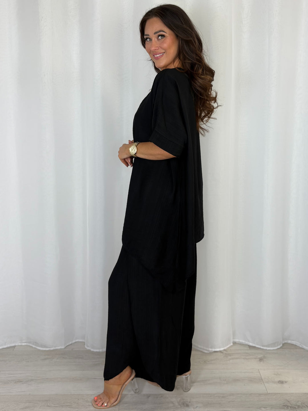 Oversized Top And Split Trouser Co-Ord (8 Colours)