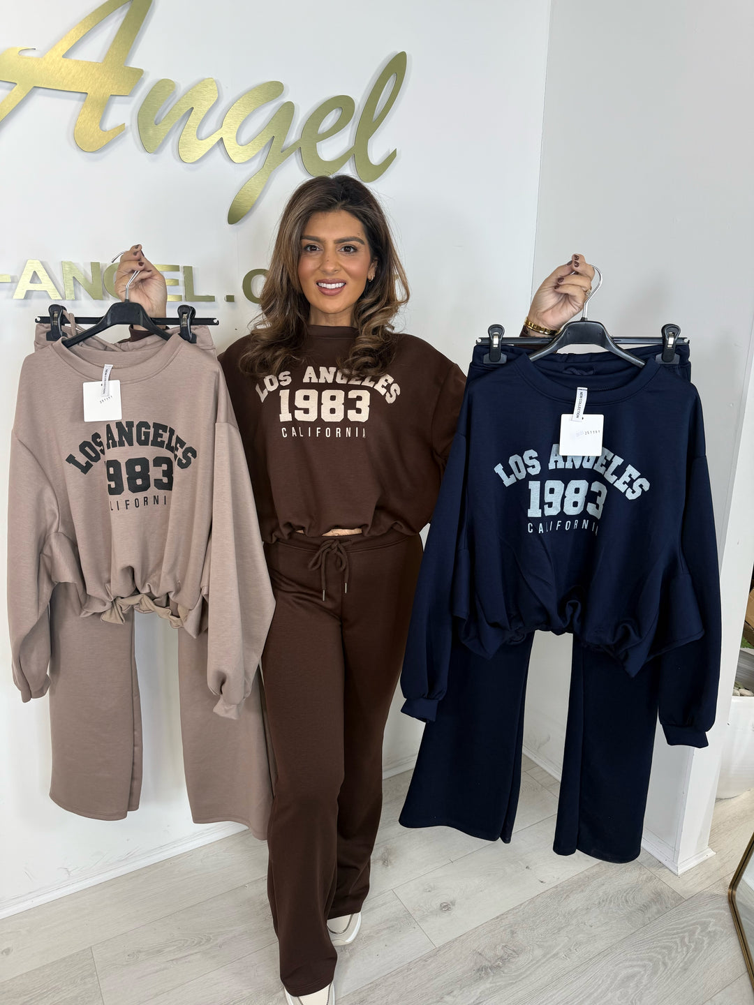 Los Angeles Balloon Sleeve Top & Trouser Co-ord (3 Colours)