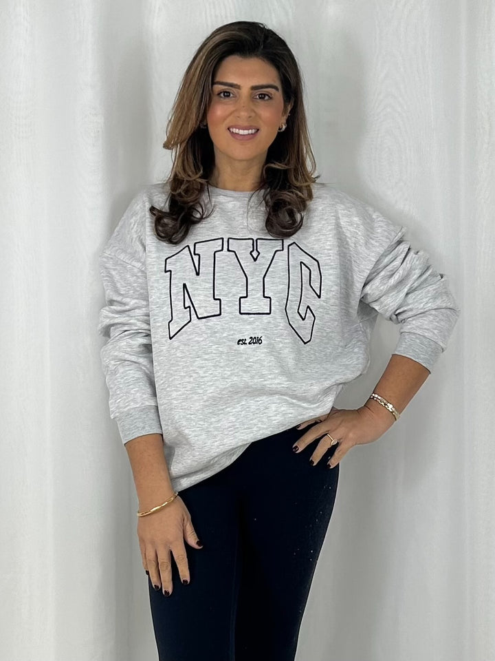 NYC Round Neck Sweatshirt (4 Colours)
