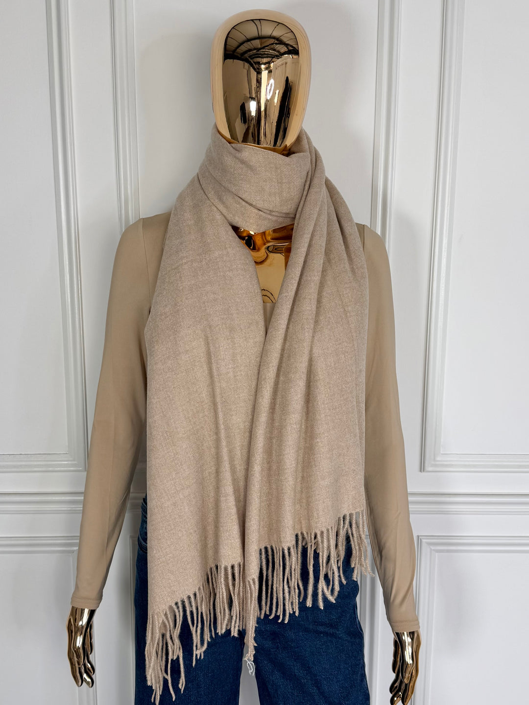 Cashmere Tassel Edge Scarf (8 Colours)