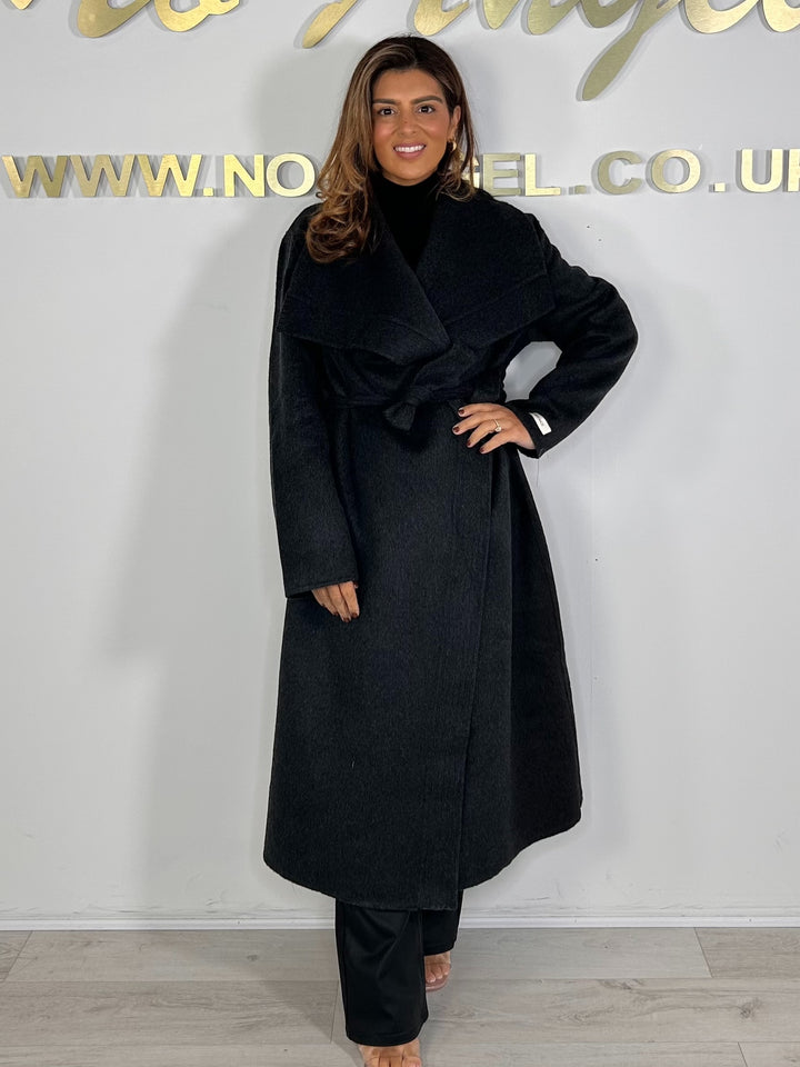 Long Belted Waterfall Jacket (3 Colours)