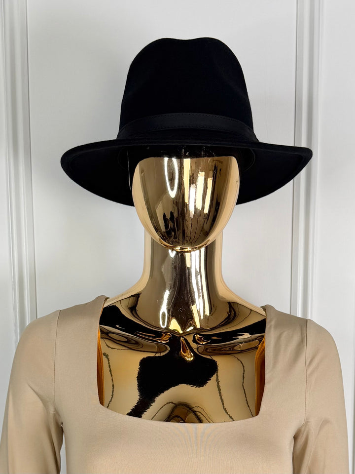 Thin Leather Strap Fedora Hat (7 Colours)