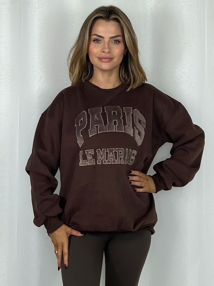 Paris Round Neck Sweatshirt (3 Colours)