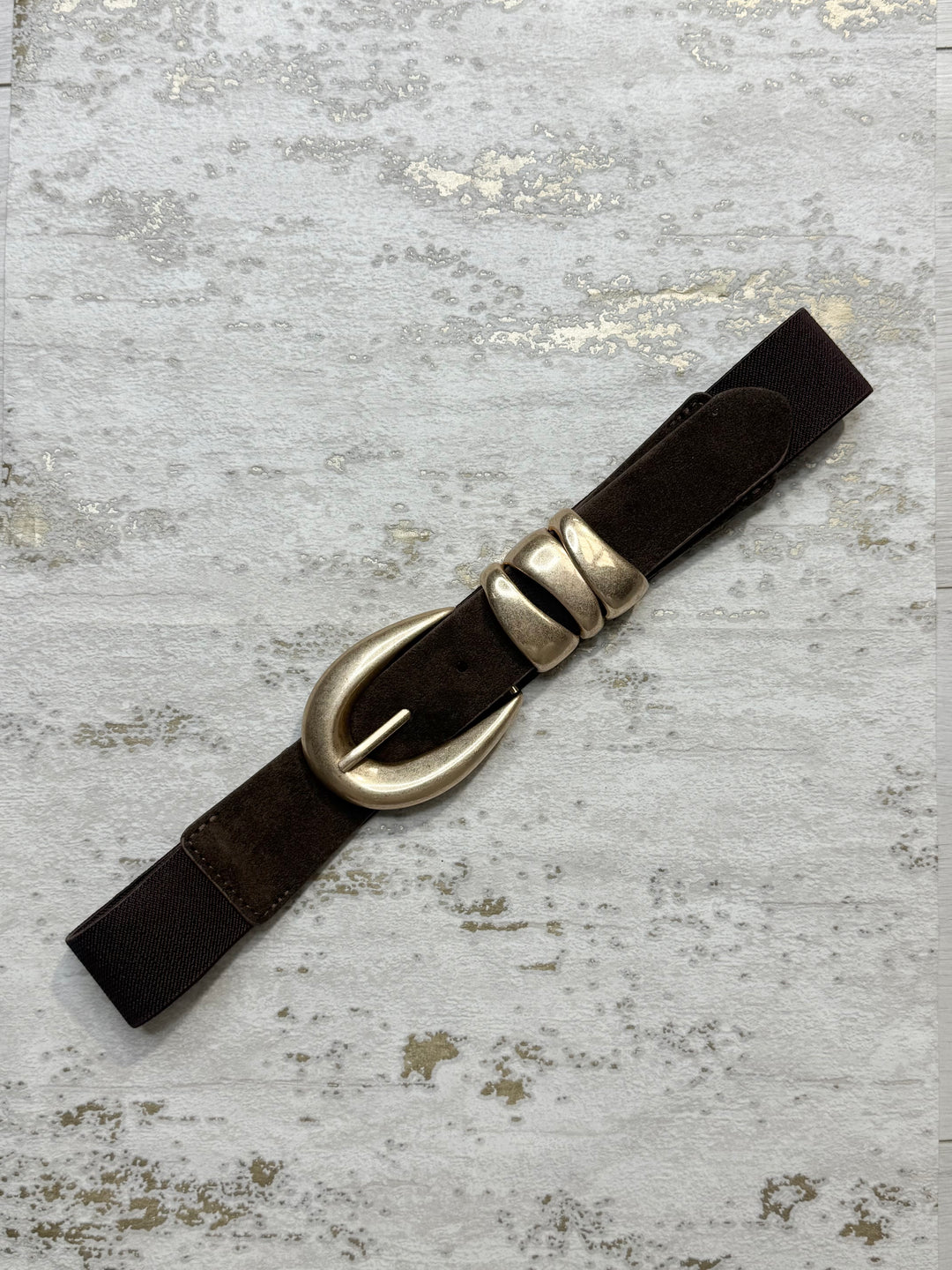 Three Links Gold Buckle Belt (5 Colours)