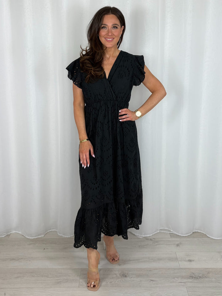 Embroidery Anglaise Dress (5 Colours)