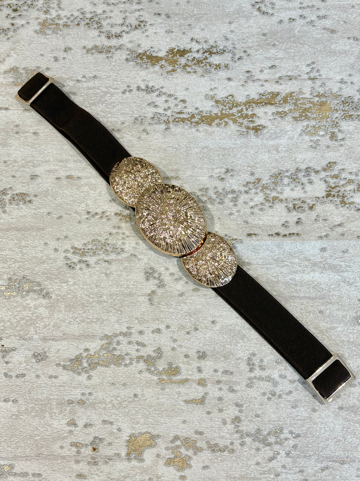 Triple Gold Disk Belt (3 Colours)