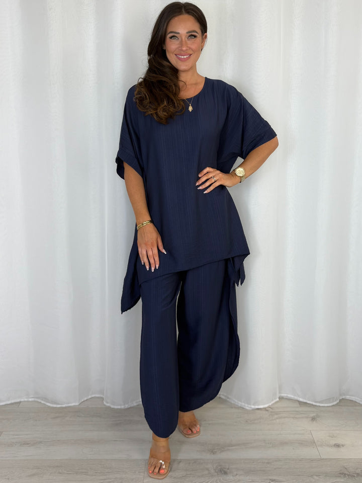 Oversized Top And Split Trouser Co-Ord (8 Colours)